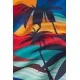 Earfa DSQUARED2, Summer Lovers Foulard, Silk, Multicolor - FUW001100SU0075M037UNI Earfa DSQUARED2, Summer Lovers Foulard, Silk, Multicolor - FUW001100SU0075M037UNI