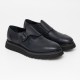 Pantofi GNV, Brogue Monk Strap Style, Navy Blue - G43489BLU