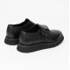 Pantofi GNV, Brogue Monk Strap Style, Black - G43489NERO