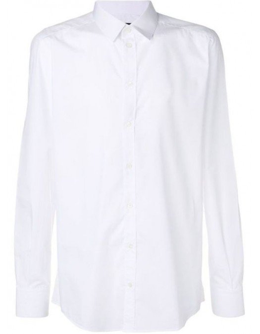 Camasa DOLCE &  GABBANA, Cotton Gold Fit Shirt, White - G5EJ0TFU5K9W0800