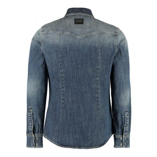 Camasa DOLCE &  GABBANA, Black Logo, Denim