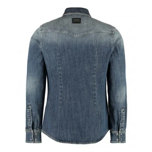 Camasa DOLCE &  GABBANA, Black Logo, Denim