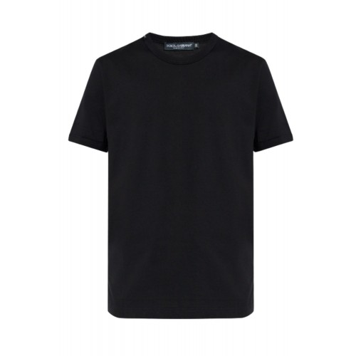 Tricou DOLCE & GABBANA, Dolce & Gabbana BLACK Crew neck T-shirt