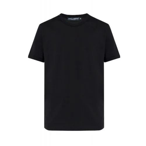 Tricou DOLCE & GABBANA, Dolce & Gabbana BLACK Crew neck T-shirt