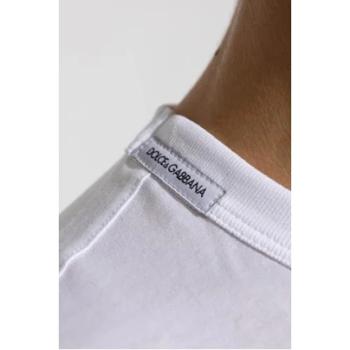 Tricou DOLCE & GABBANA, Dolce & Gabbana WHITE Crew neck T-shirt