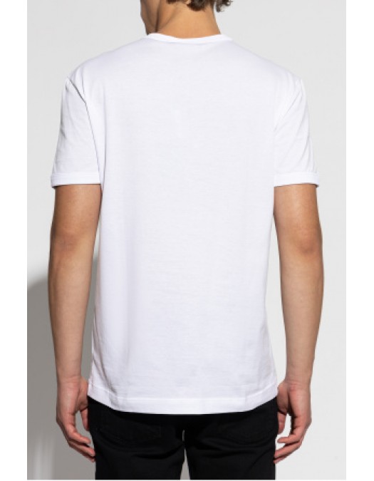 Tricou DOLCE & GABBANA, Dolce & Gabbana WHITE Crew neck T-shirt - G8JX7TG7P1AW0800