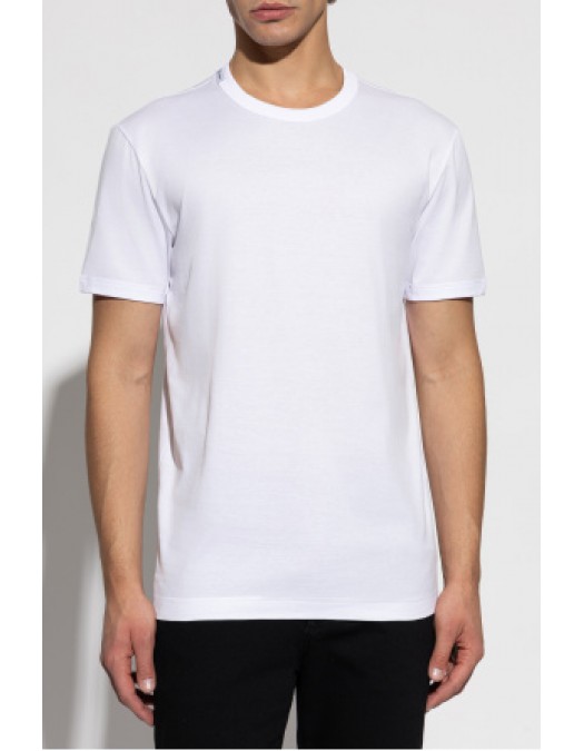 Tricou DOLCE & GABBANA, Dolce & Gabbana WHITE Crew neck T-shirt - G8JX7TG7P1AW0800