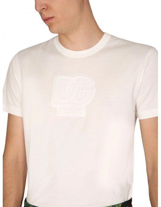 Tricou DOLCE & GABBANA,  Embossed DG logo G8KBAZG7C7QW0111 - G8KBAZG7C7QW0111