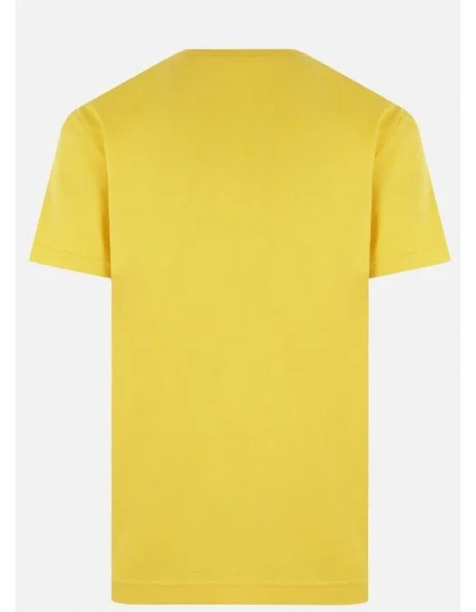 Tricou DOLCE & GABBANA, Logo Brand Frontal, Galben - G8KBAZG7C7UA0417 Tricou DOLCE & GABBANA, Logo Brand Frontal, Galben - G8KBAZG7C7UA0417