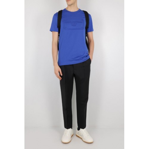 Tricou DOLCE & GABBANA, Logo Brand Frontal, Albastru