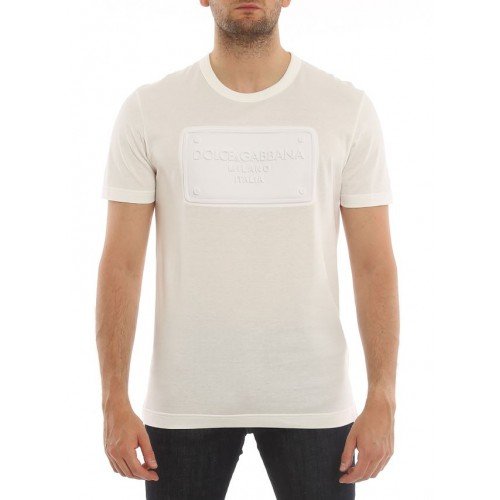 Tricou DOLCE & GABBANA, G8KBAZG7C7UW0111 Logo Frontal