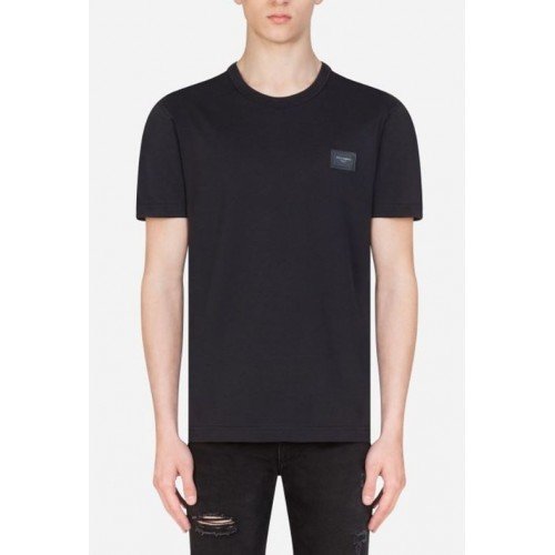 Tricou Dolce & Gabbana, Logo Brand, Bleumarin