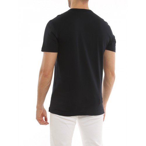 Tricou DOLCE & GABBANA, Logo Brodat, Bleumarin Tricou DOLCE & GABBANA, Logo Brodat, Bleumarin