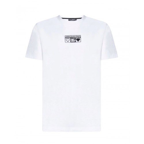 Tricou DOLCE & GABBANA, Listen to your heart, Alb