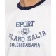 Tricou DOLCE & GABBANA, Milano - Italia Print, Alb - G8PE3TFU7EQHW4IG Tricou DOLCE & GABBANA, Milano - Italia Print, Alb - G8PE3TFU7EQHW4IG