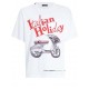 TRICOU DOLCE & GABBANA, Italian Holiday Print, Alb, Slim Fit - G8PN9TG704SW0800