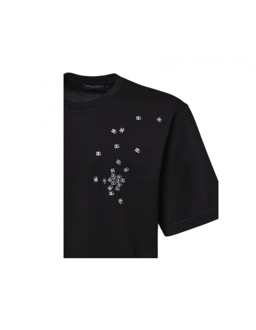 Tricou DOLCE & GABBANA, Short-Sleeved Crewneck T-Shirt - G8PN9TG7Q0YN0000