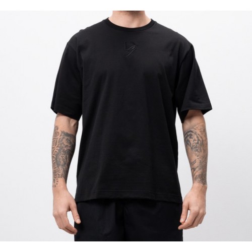 Tricou Dolce & Gabbana, Black DG logo embroidery Tricou Dolce & Gabbana, Black DG logo embroidery