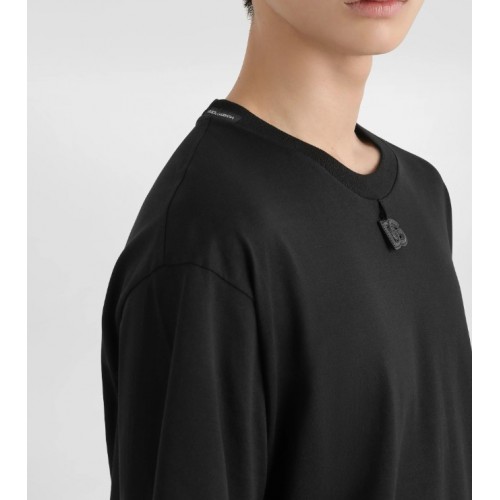 Tricou DOLCE & GABBANA, Cotton t-shirt with patch