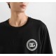 Tricou DOLCE & GABBANA, Jersey t-shirt with patch, Black - G8PN9ZG7PZFN0000