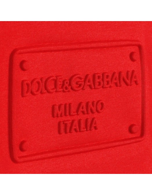 Tricou Dolce & Gabbana, Logo Brand, Rosu - G8PO7ZFU7EQR0156