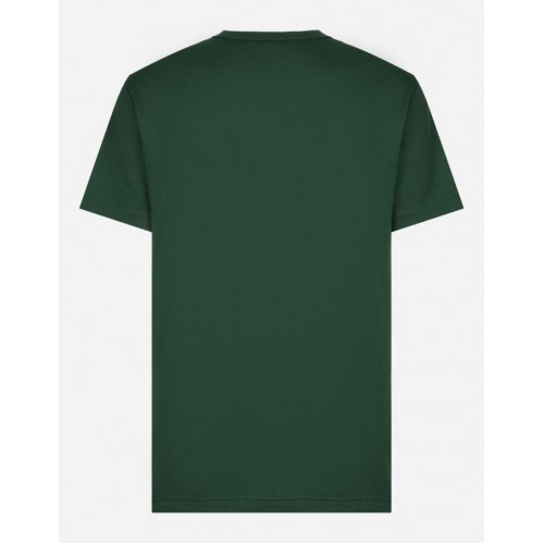 Tricou Dolce & Gabbana, Logo Argintiu, Verde G8PT1TG7F2IV0340 Tricou Dolce & Gabbana, Logo Argintiu, Verde G8PT1TG7F2IV0340