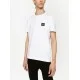 Tricou Dolce & Gabbana, Logo Argintiu, Alb - G8PT1TG7F2IW0800 Tricou Dolce & Gabbana, Logo Argintiu, Alb - G8PT1TG7F2IW0800