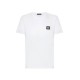 TRICOU DOLCE & GABBANA, Placuta logo Silver, Alb - G8PT1TG7P1BW0800