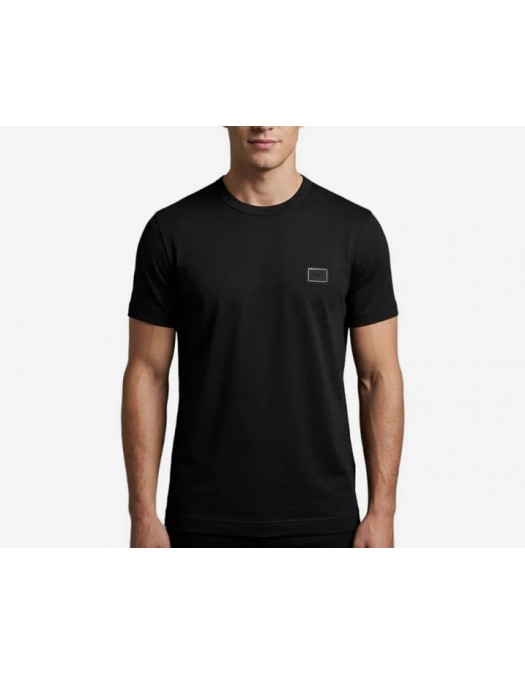 Tricou DOLCE & GABBANA, Cotton t-shirt with iconic detail - G8PV1TG7Q1QB0665