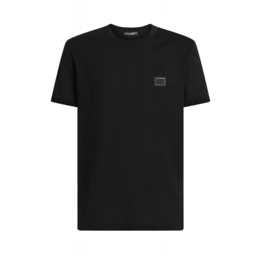 Tricou DOLCE & GABBANA,  Logo New Plate Cotton T-Shirt