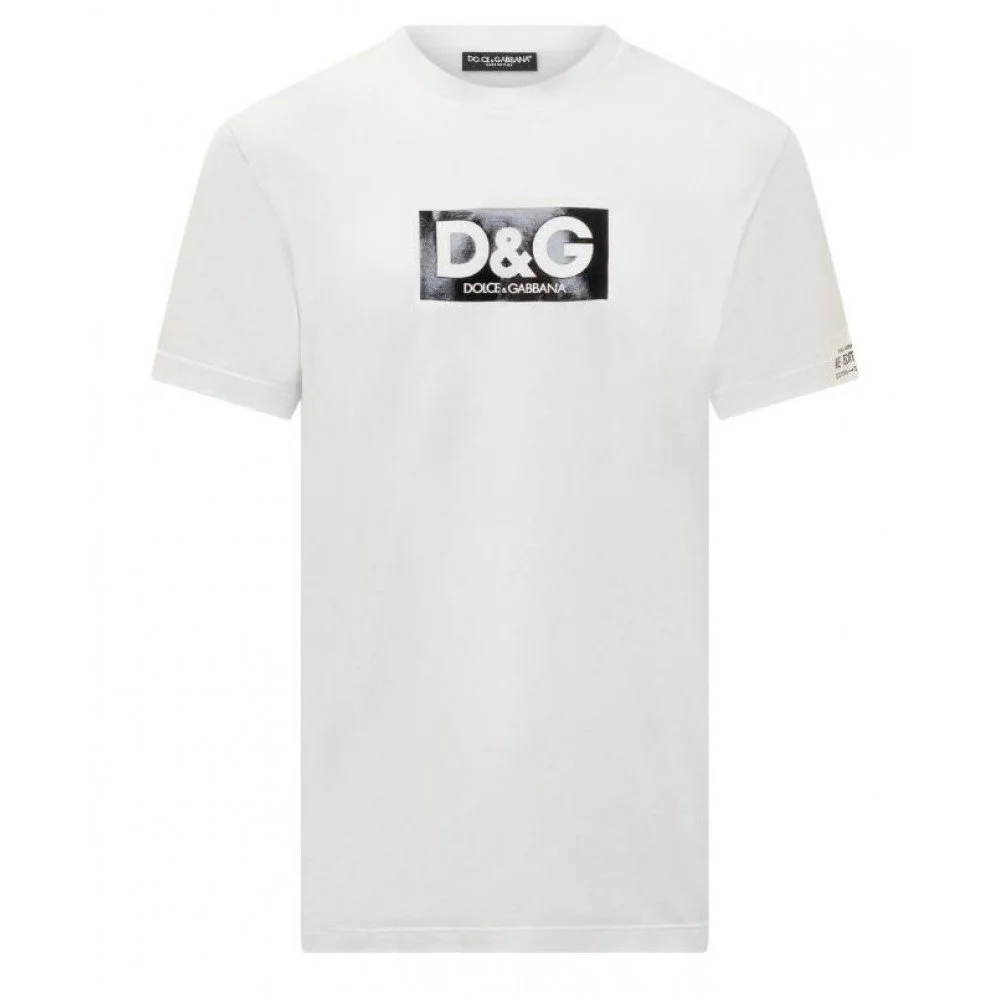 Tricou DOLCE & GABBANA, Re-edition, Alb - G8QI4TFU7EQW0800