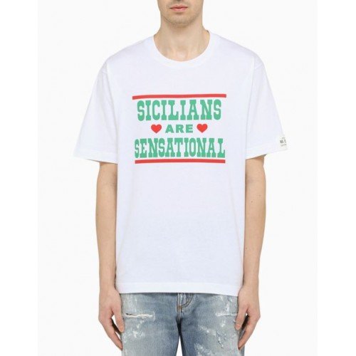 Tricou DOLCE & GABBANA, Re-edition SS 1992, Alb