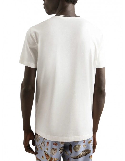 TRICOU DOLCE & GABBANA, Classic, Logo Insert, Chest Pocket, White - G8RA2ZFU7EQW0001 TRICOU DOLCE & GABBANA, Classic, Logo Insert, Chest Pocket, White - G8RA2ZFU7EQW0001