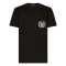 TRICOU DOLCE & GABBANA, White Logo Embroidered, Black