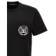 TRICOU DOLCE & GABBANA, White Logo Embroidered, Black - G8RA2ZG7J6FN0000