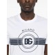 Tricou DOLCE&GABBANA, Tricou cu imprimeu DG, White - G8RN8TG7M8WW0800