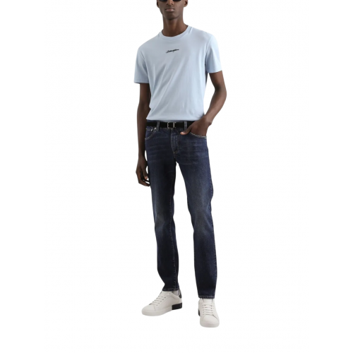TRICOU DOLCE & GABBANA, Logo Print, Cotton, Sky Blue TRICOU DOLCE & GABBANA, Logo Print, Cotton, Sky Blue