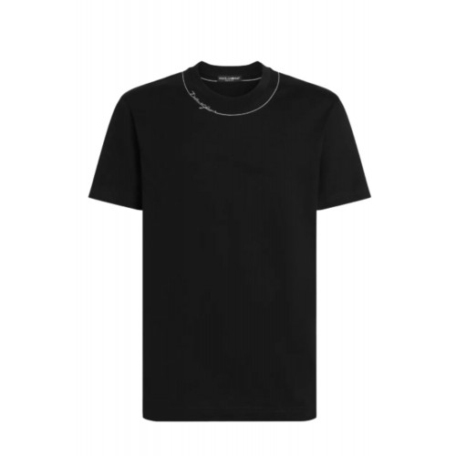 Tricou DOLCE & GABBANA, cotton t-shirt with embroidery