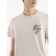 TRICOU DOLCE & GABBANA, Logo Insert, Crew Neck, Beige - G8RN8ZG7PJ0A4567 TRICOU DOLCE & GABBANA, Logo Insert, Crew Neck, Beige - G8RN8ZG7PJ0A4567
