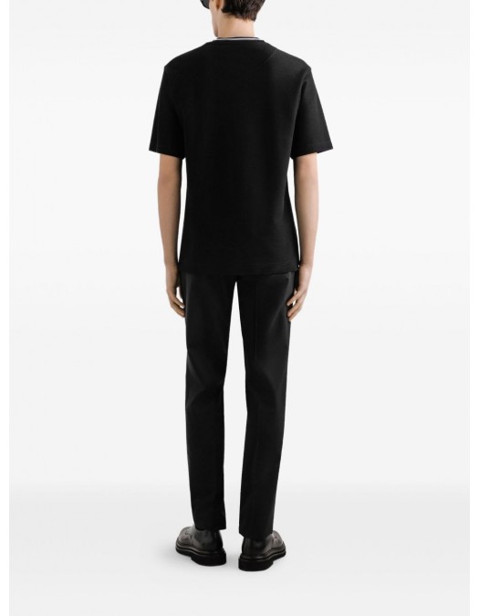 TRICOU DOLCE & GABBANA, Classic, Logo Embroidered, Black - G8ST3ZHU7UTN0000 TRICOU DOLCE & GABBANA, Classic, Logo Embroidered, Black - G8ST3ZHU7UTN0000
