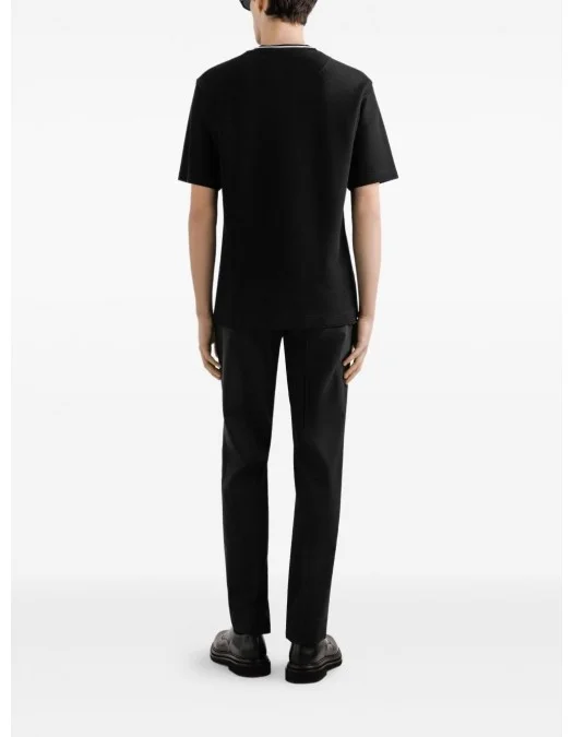 TRICOU DOLCE & GABBANA, Classic, Logo Embroidered, Black - G8ST3ZHU7UTN0000 TRICOU DOLCE & GABBANA, Classic, Logo Embroidered, Black - G8ST3ZHU7UTN0000