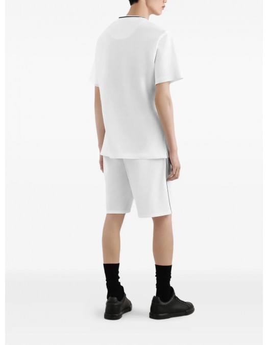 TRICOU DOLCE & GABBANA, Classic, Logo Embroidered, White - G8ST3ZHU7UTW0800 TRICOU DOLCE & GABBANA, Classic, Logo Embroidered, White - G8ST3ZHU7UTW0800