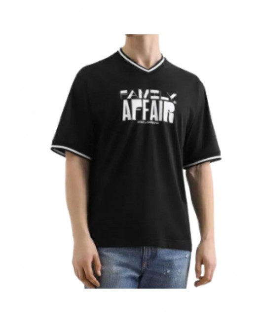 Tricou DOLCE & GABBANA, Black T-shirt - G8SX6TFU7EQN0000
