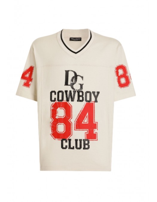 Tricou DOLCE & GABBANA, Cotton t-shirt with print - G8TN3TG7PTDM0169