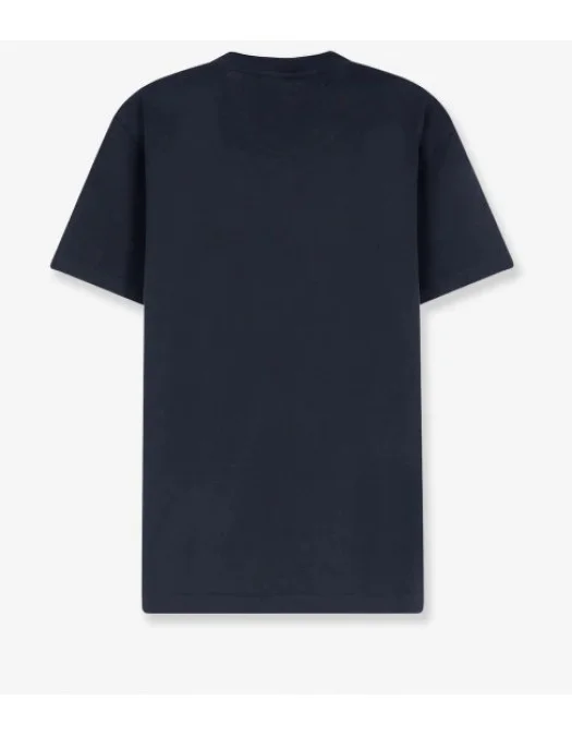 Tricou DOLCE & GABBANA, Cotton t-shirt with contrasting profile - G8TW5TFU7EQB0665