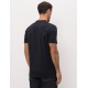 Tricou DOLCE & GABBANA, Cotton t-shirt with contrasting profile - G8TW5TFU7EQB0665