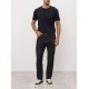 Tricou DOLCE & GABBANA, Cotton t-shirt with contrasting profile - G8TW5TFU7EQB0665