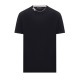 Tricou DOLCE & GABBANA, Cotton t-shirt with contrasting profile - G8TW5TFU7EQB0665