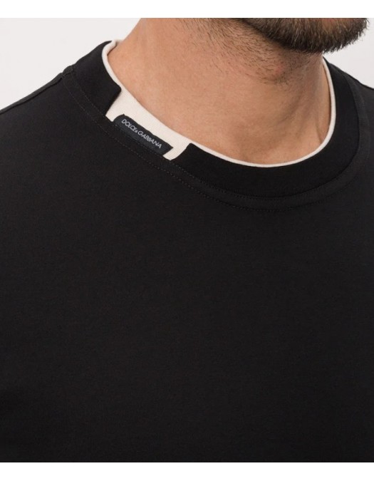 Tricou DOLCE & GABBANA, Cotton Jersey T-shirt - G8TW5TFU7EQN0000