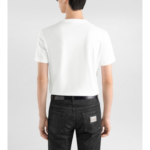 Tricou DOLCE & GABBANA, Cotton Jersey T-shirt, White